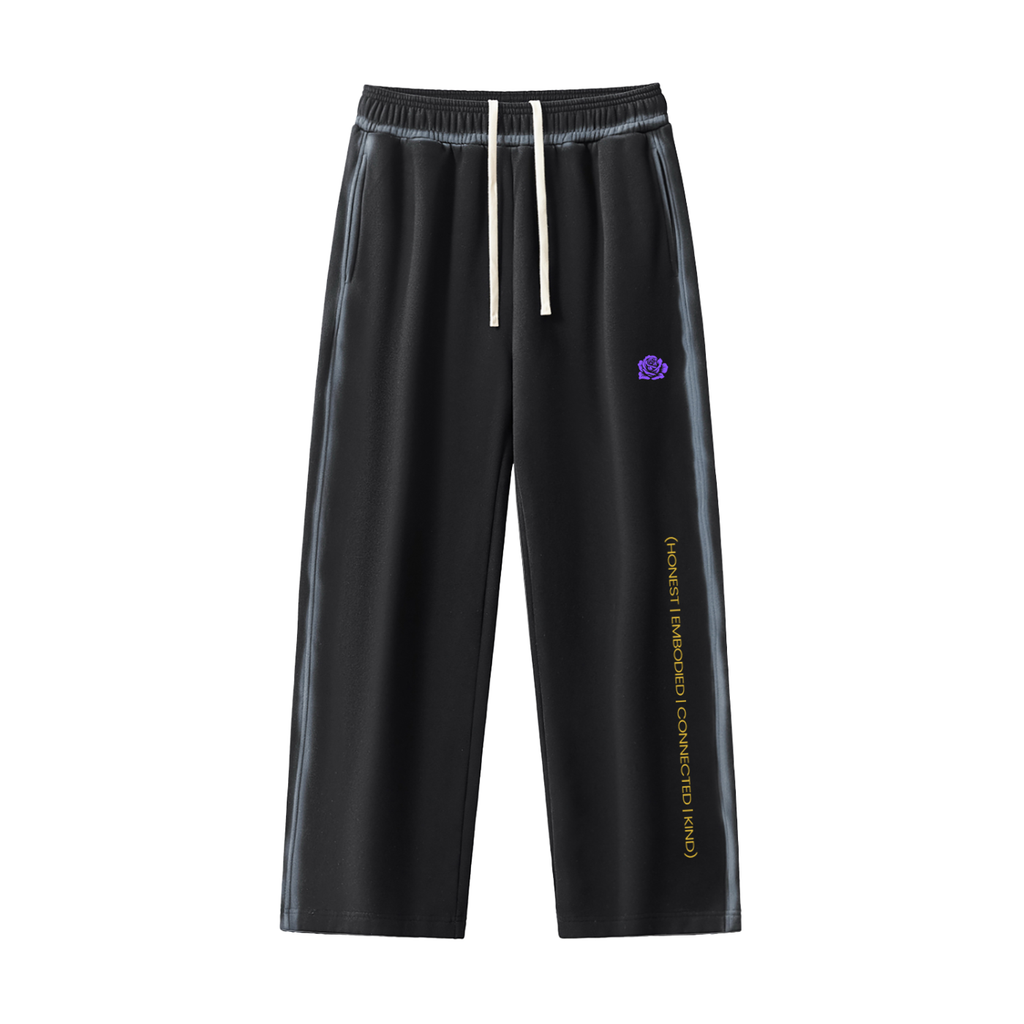 (Honest|Embodied|Connected|Kind) Sunfaded Edge Fleece Sweatpants