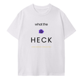 what the HECK Seamless Cotton T-Shirt