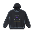 what the HECK Sunfaded Edge Fleece Hoodie
