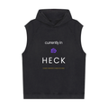 currently in HECK [PURPLE ROSE] Snow Washed Sleeveless Hoodie